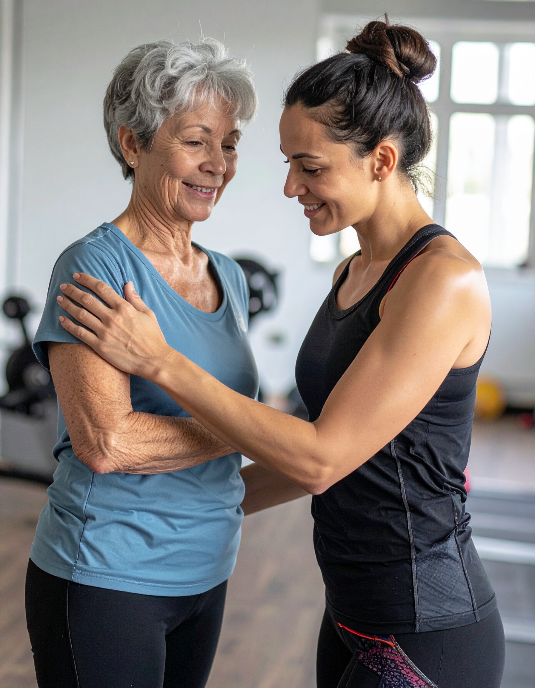 firefly female personal trainer and older female client 335544